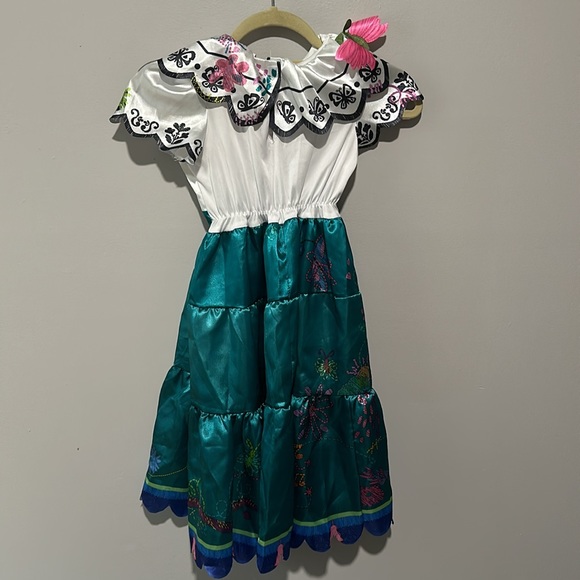Children’s Disney Encanto Mirabel Costume Dress Up Dress Size 4-6X - Picture 4 of 5